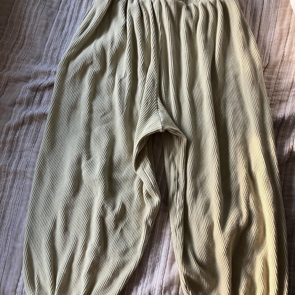 Green Free people better days pants